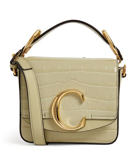 chloe mini c bag green|chloe small tote bag.